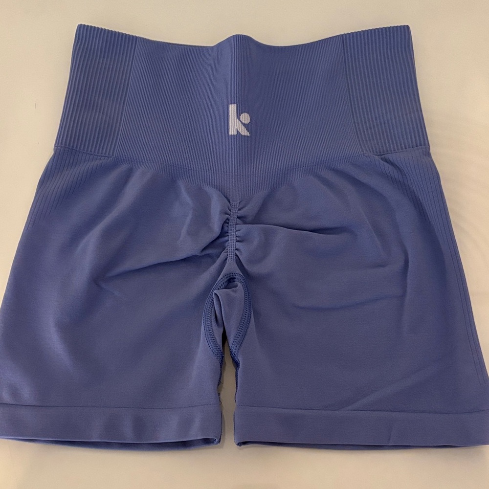 Stylish Women's Blue Bike Shorts